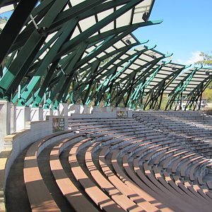 Minnesota Zoo 2010 - Seating in Bird of Prey amphitheatre