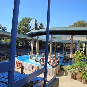 Saint Louis Zoo 2010 - Right side of Sea Lion Show arena