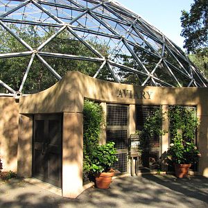 Queens Zoo 2010 - Front of Free-flight Aviary