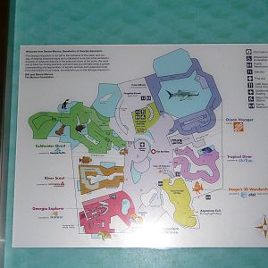 Georgia Aquarium - Map
