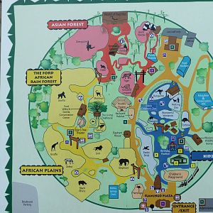 Zoo Atlanta - Map