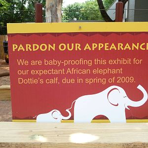 Zoo Atlanta - Elephant Baby Construction