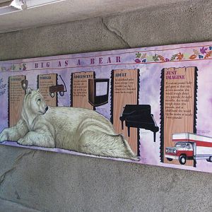 Philadelphia Zoo 2010 - Polar Bear exhibit signage