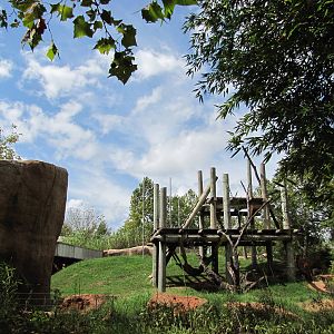 Oklahoma City Zoo 2010 - Part of Ape exhibit