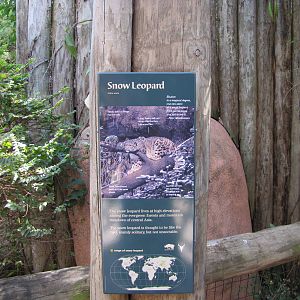 Oklahoma City Zoo 2010 - Signage example in Small Cat Center