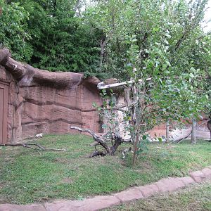 Oklahoma City Zoo 2010 - Former bear grotto and now Red Panda exhibit