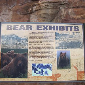 Oklahoma City Zoo 2010 - Sign in old bear grotto