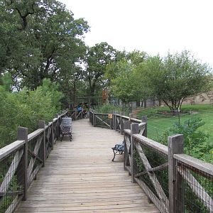 Oklahoma City Zoo 2010 - Alongside White-tailed Deer exhibit in Oklahoma Tr