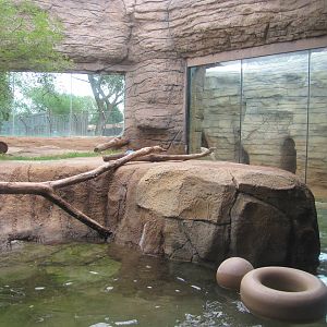 Oklahoma City Zoo 2010 - Part of River Otter exhibit in Oklahoma Trails