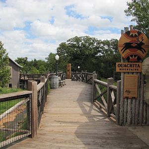 Oklahoma City Zoo 2010 - Ouachita Mountains section of Oklahoma Trails