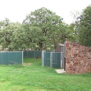 Oklahoma City Zoo 2010 - Goral building in deer exhibit