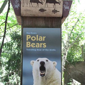Bronx Zoo 2010 - Polar Bear exhibit sign