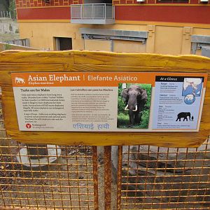 Elephants of Asia Signage