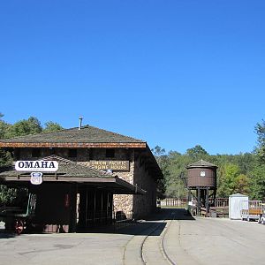 Henry Doorly Zoo 2010 - Union Pacific Engine House and Gaur enclosure