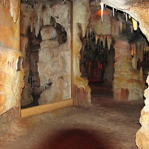 Henry Doorly Zoo 2010 - General view in the Bat Cave in Kingdoms of the Nig
