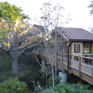Henry Doorly Zoo 2010 - Entrance of walk-through exhibit at Expedition Mada