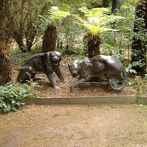 Statues at Linton Zoo, 11 September 2010