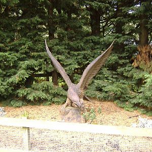 Statue at Linton Zoo, 11 September 2010