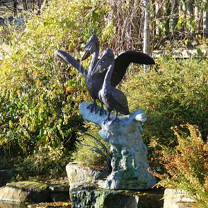 Statues at Blackbrook Zoo, 13 November 2010