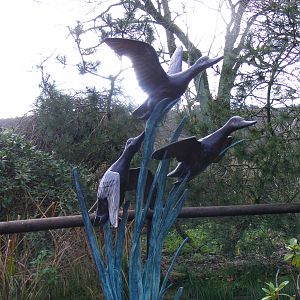 Statues at Blackbrook Zoo, 13 November 2010