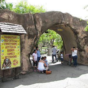 Gladys Porter Zoo 2010 - Gateway to the Africa section