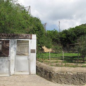 San Antonio Zoo 2010 - Rift Valley entrance and part of Okapi exhibit