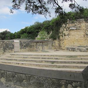 San Antonio Zoo 2010 - Addax exhibit