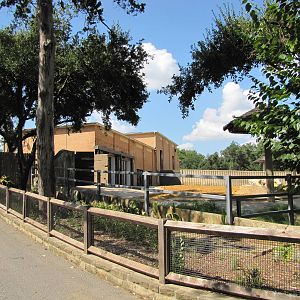 Dallas Zoo 2010 - View towards the Large Mammal Building in Zoo North