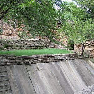 Fort Worth Zoo 2010 - Front of the second African Lion exhibit