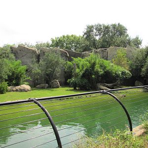 Houston Zoo 2010 - Part of the Malayan Tiger exhibit