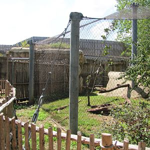 Cameron Park Zoo 2010 - Part of the Jaguar exhibit in Brazos River Country
