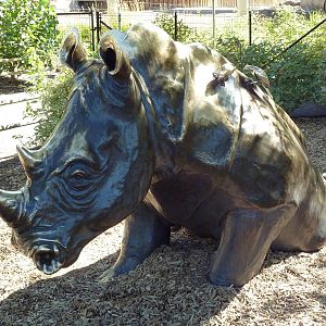 Rhino Statue