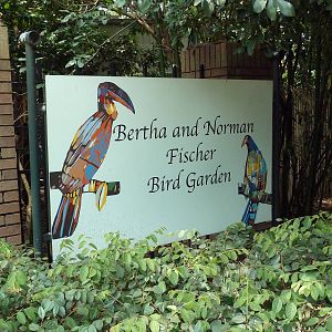 Fischer Bird Garden - Entrance Sign