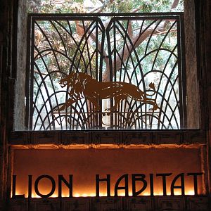 MGM Grand Lion Habitat - Sign