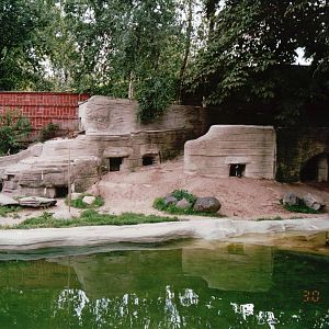 Leipzig Zoo 2002 - Jackass Penguin exhibit