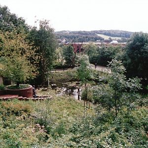 Osnabrück Zoo 2002 - General view over a part of the zoo