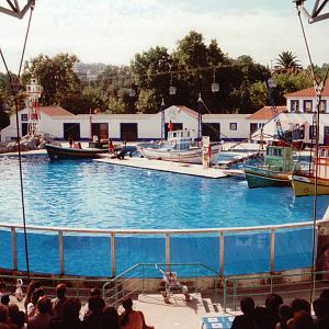Lisbon Zoo 1997 - Dolphin Stadium taken in the front
