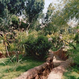 Fuengirola Zoo 2001 - Future mixed Lemur exhibit