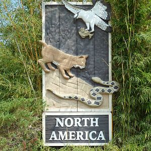 North America - Entrance Sign