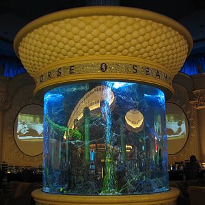 Seahorse Lounge Aquarium in Caesar's Palace Hotel Casino in Las Vegas