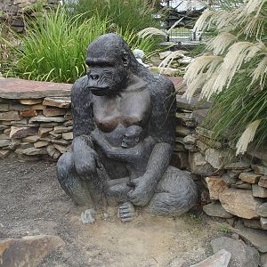 Gorilla sculpture