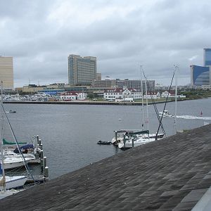 View from the aquarium