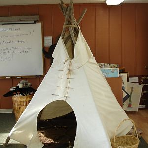 Displays/Tee Pee - main building