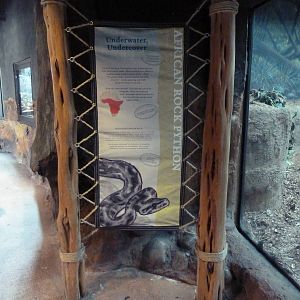 Africa Live - Rock Python Sign