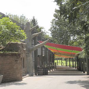 South American exhibit