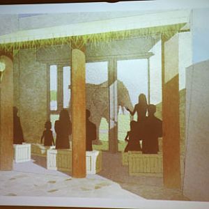 elephant exhibit - artist rendering
