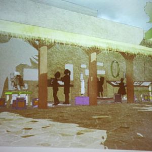 elephant exhibit - artist rendering