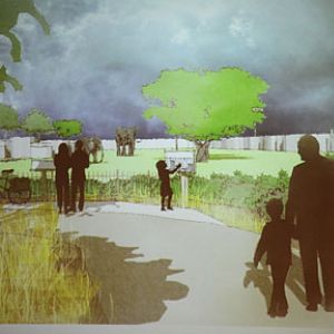 elephant exhibit - artist rendering