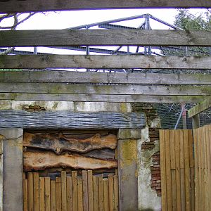 Fencing around gorilla extension at Chessington Zoo, 6 February 2011