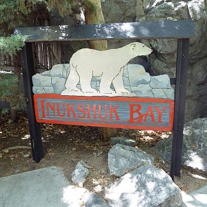 Inukshuk Bay - Polar Bear Exhibit Sign